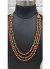 Maroon Mala Indian Sparkly Designer For Party And Functions Wedding Wear Latest New Mala Collection 1239